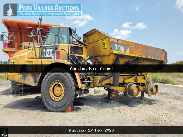 CATERPILLAR 740B DUMP TRUCK - SN L4E60417