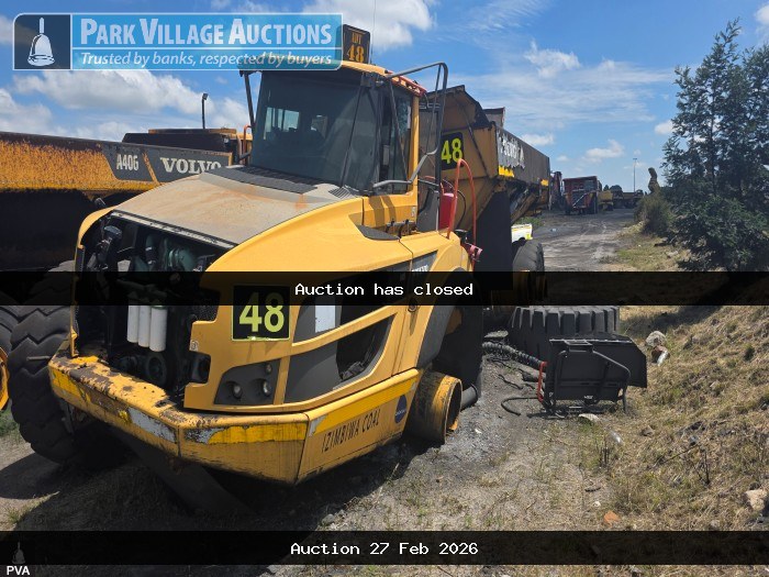 2015 VOLVO A40F DUMP TRUCK - SN 320184