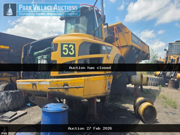2018 VOLVO A40G DUMP TRUCK - SN 322773