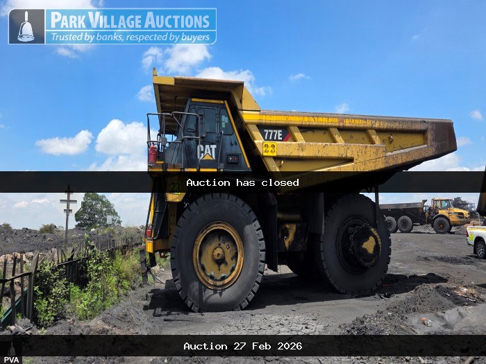 2017 CATERPILLAR 777E RIGID DUMP TRUCK - SN KDP00397 - 46624 HOURS