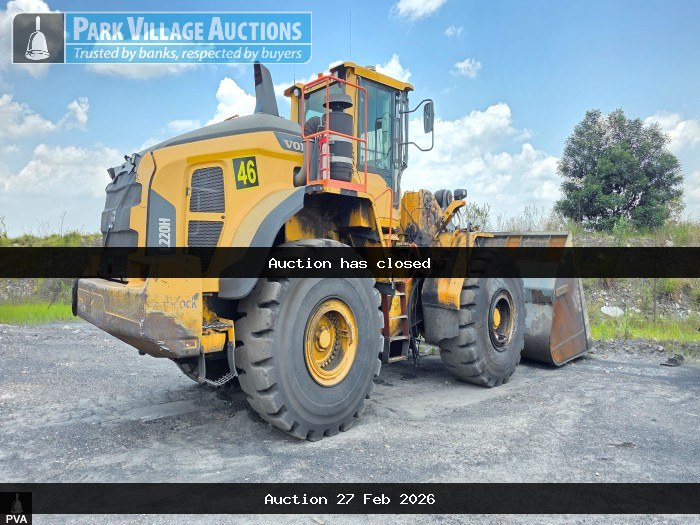 1 X VOLVO L220H FRONT END LOADER