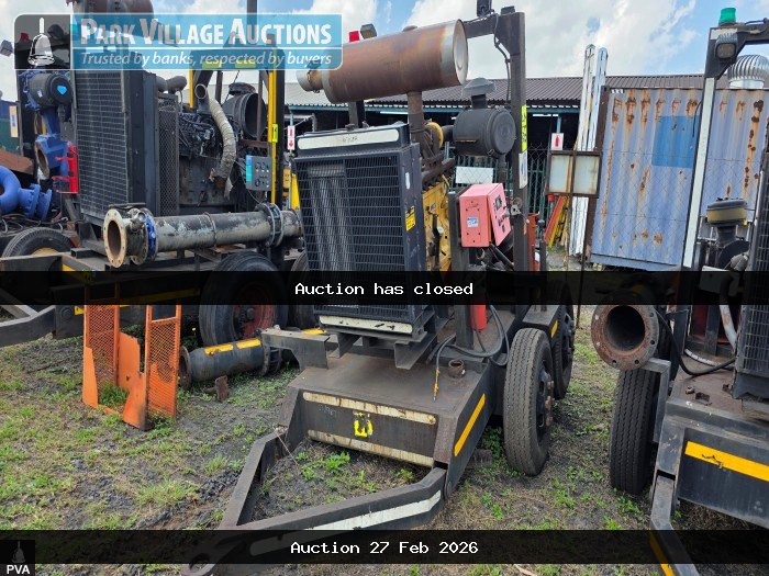 1 X WATER PUMP ON TRAILER 17