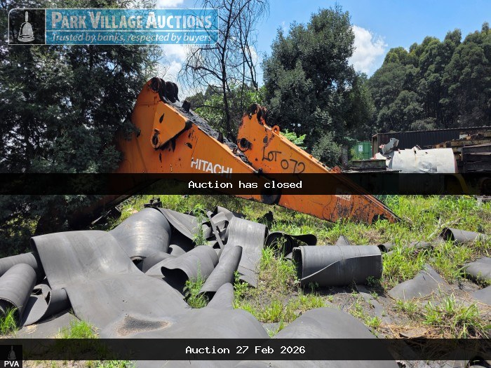 LOT ASSORTED STEEL SCRAP AS DERMACATED