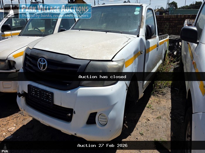 NO NATISTOYOTA HILUX 2.5 D-4D SINGLE CAB LDV - REG HCF046MP, VIN AHTDR22G705527567
