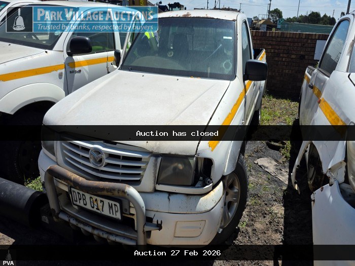 NO NATISMAZDA BT-50 2.5 TDI SINGLE CAB LDV - REG DPB017MP, VIN AFADXXMJ2D7K04297