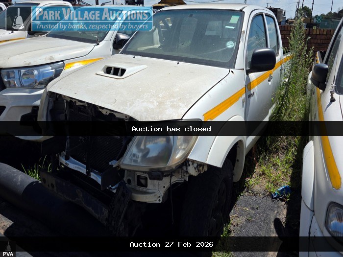 NO NATISTOYOTA HILUX 3.0 D-4D DOUBLE CAB LDV - REG FGY701MP, VIN AHTEZ39G907017676