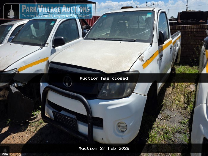 NO NATISTOYOTA HILUX 2.5 D-4D SINGLE CAB LDV - REG FBC454MP