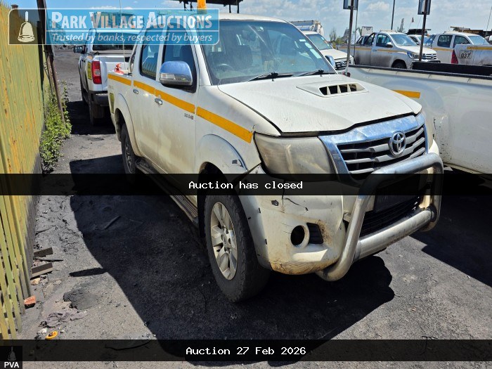 NO NATISTOYOTA HILUX 3.0 D-4D DOUBLE CAB LDV - REG HCF055MP, VIN AHTFZ29G609096078