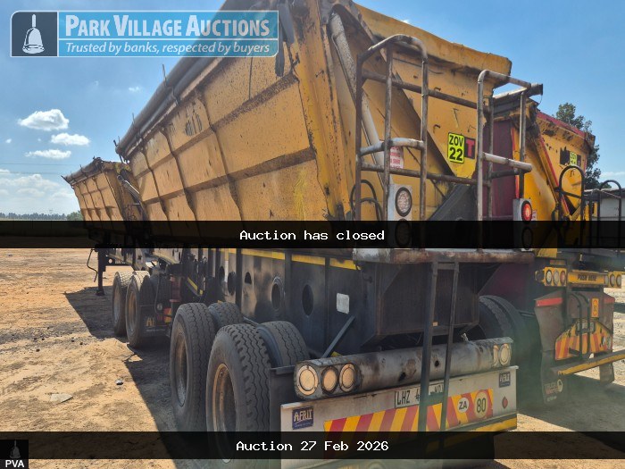 2015 AFRIT SIDE TIPPER LINK TRAILER - REG LHZ441MP - LHZ443MP - VIN: ADV17869AE05T3455 -ADV17869AE06T3456