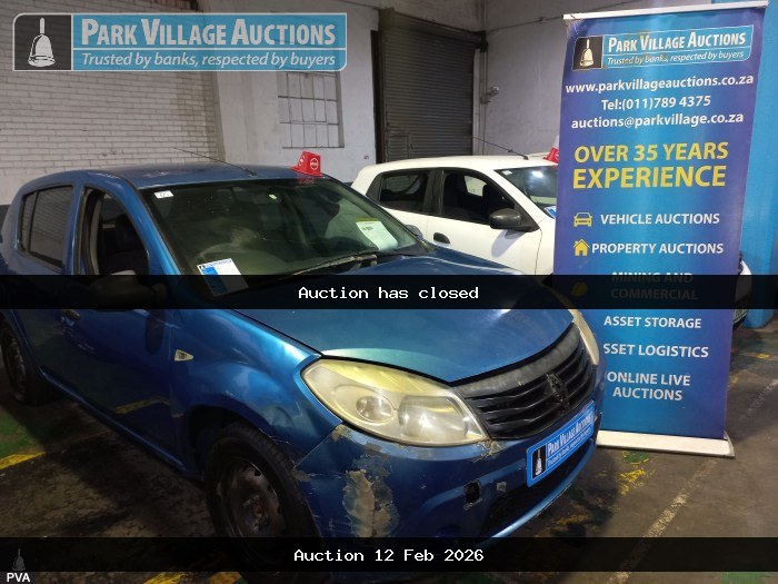 2012 RENAULT SANDERO 1.4 AUTHENTIQUE (ODO : 226866)