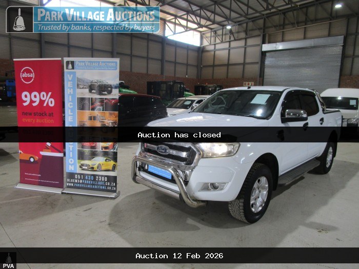 2017 FORD RANGER 2.2TDCI XLT PU DC (ODO : 209627)