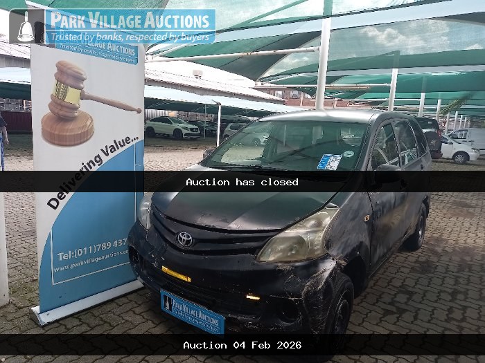 2013 TOYOTA AVANZA 1.3 S (ODO : 1NO READING)
