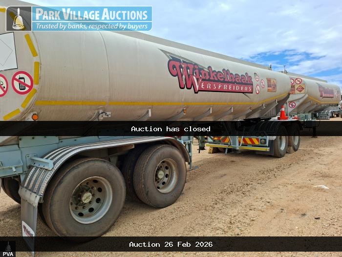 2005 SA ROAD TANKER 19000L AND 23000L FUEL TANKER LINK TRAILER