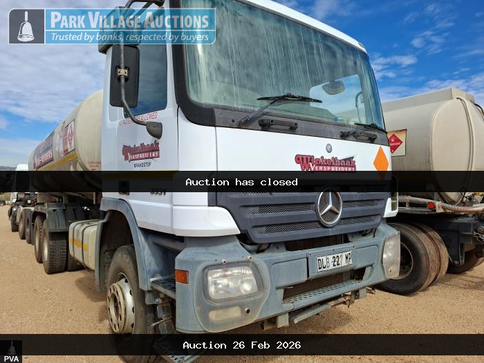 2006 MERCEDES BENZ ACTROS 3331 16000L TANKER RIGID TRUCK