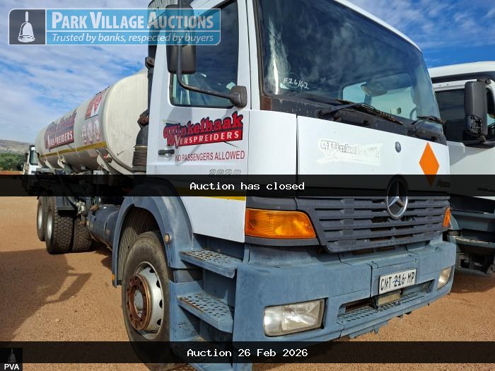 2001 MERCEDES BENZ ATEGO 2628 16000L TANKER RIGID TRUCK