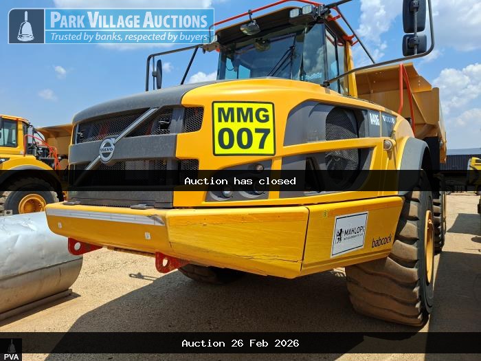 2024 VOLVO A40G ARTICULATED DUMP TRUCK