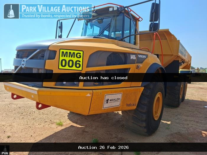 2024 VOLVO A40G ARTICULATED DUMP TRUCK