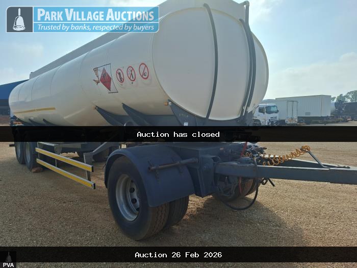 2005 GRW 28000L FUEL TANKER TRI AXLE DRAWBAR TRAILER
