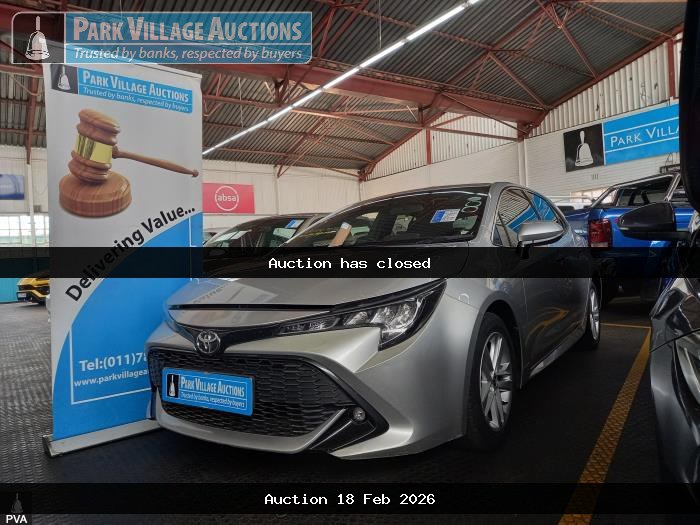 2019 TOYOTA COROLLA 1.2T XS 5DR (ODO : 104905)