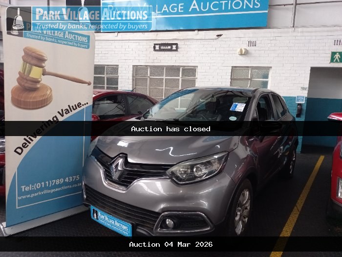 2016 RENAULT CAPTURE 900T EXPRESSION 5 (ODO : 157630)