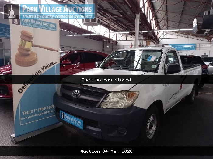 2008 TOYOTA HILUX 2.5 D-4D SINGLE CAB LDV (ODO : 169712)