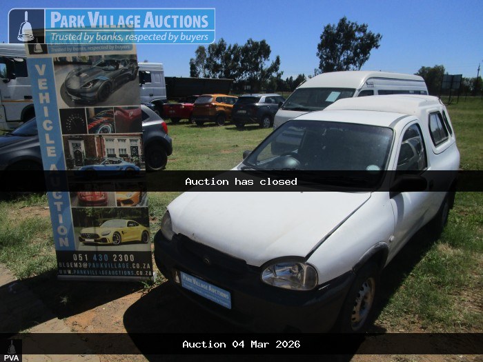 2003 OPEL CORSA UTILITY 1.7 PU (ODO : 338647)