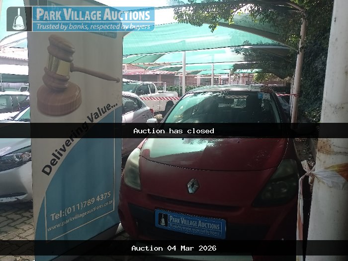 2012 RENAULT CLIO III 1.6 S 5DR (ODO : 1NO READING)