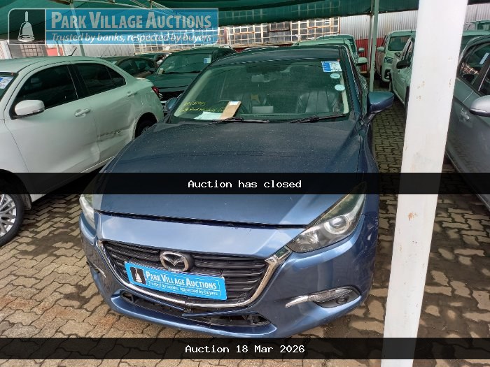 2018 MAZDA 3 1.6 DYNAMIC 5DR (ODO : 286995)
