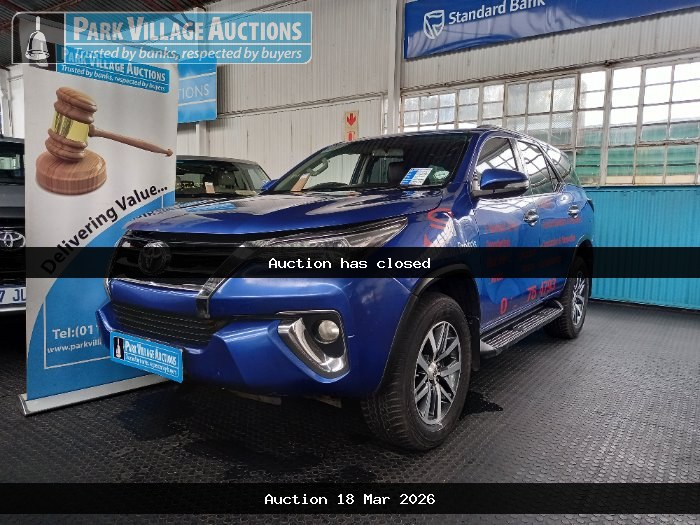 2017 TOYOTA FORTUNER 2.8GD-6 RB AT (ODO : 307298)