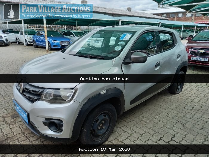 2020 RENAULT KWID 1.0 DYNAMIQUE 5DR (ODO : 247757)