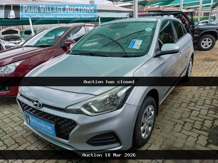 2020 HYUNDAI I20 1.2 MOTION (ODO : NO READING)