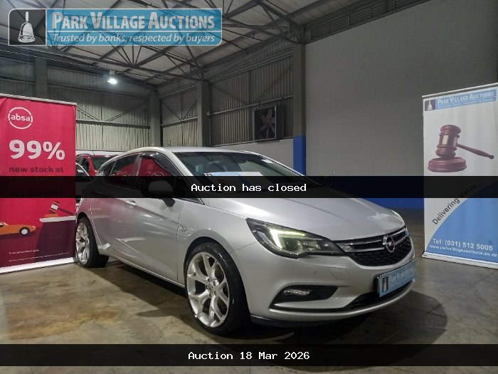 2017 OPEL ASTRA 1.4T ENJOY 5DR (ODO : 129120)