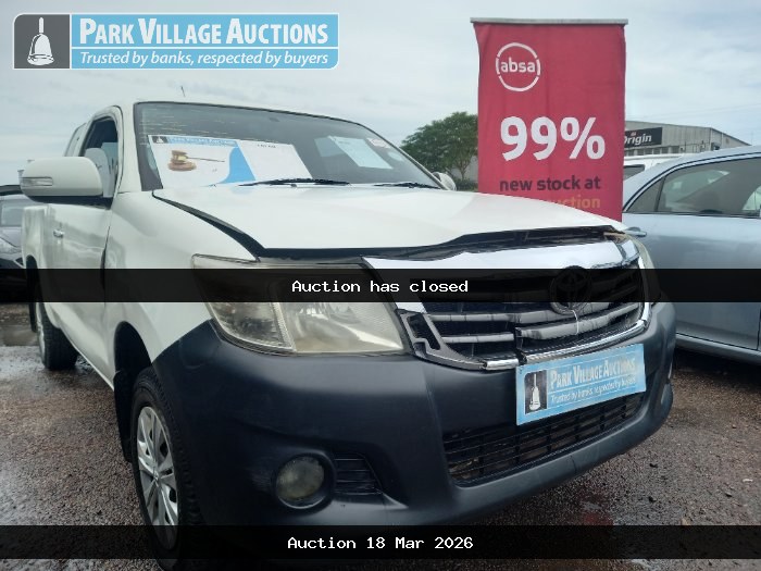 2013 TOYOTA HILUX 2.5 D-4D SRX XTRA CAB PU SC (ODO : 306926)