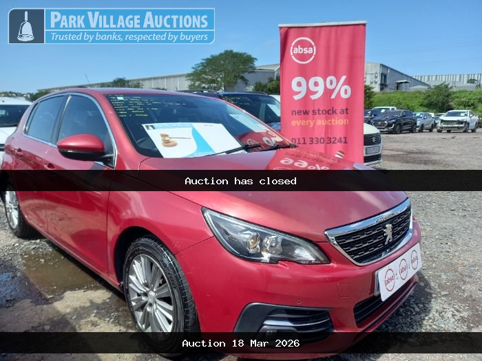 2018 PEUGEOT 308 1.2T PURETECH ALLURE (ODO : 103958)