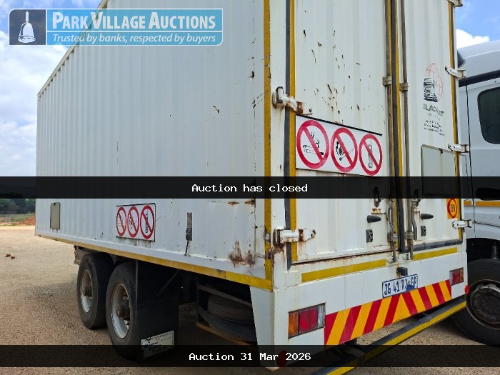 2019 TRAILER MBT CLOSED BODY 2 AXLE DRAWBAR TRAILER