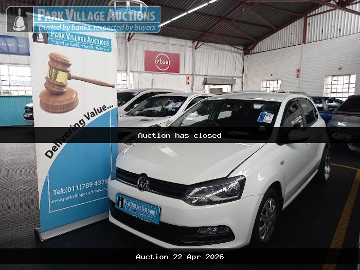 2021 VOLKSWAGEN POLO VIVO 1.4 COMFORTLINE 5DR (ODO : 174201)