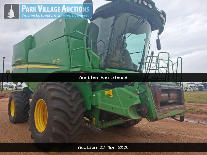 2012 JOHN DEERE COMBINE HARVESTER