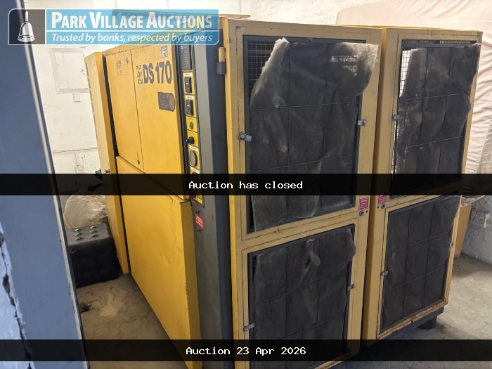 1994 KAESER DS170 7 BAR 90KW ELECTRIC SCREW AIR-COMPRESSOR