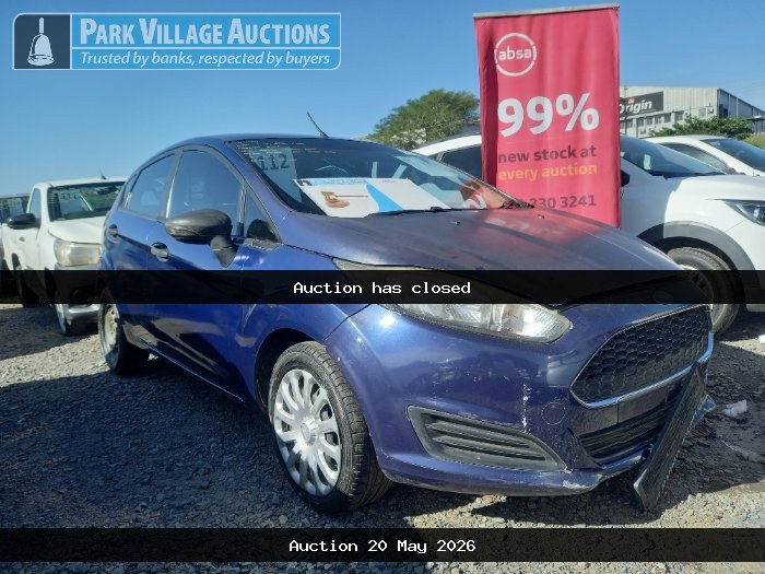 2017 FORD FIESTA 1.4 AMBIENTE 5 DR (ODO : 149012)