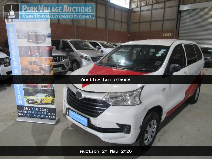 2019 TOYOTA AVANZA (ODO : 552245)