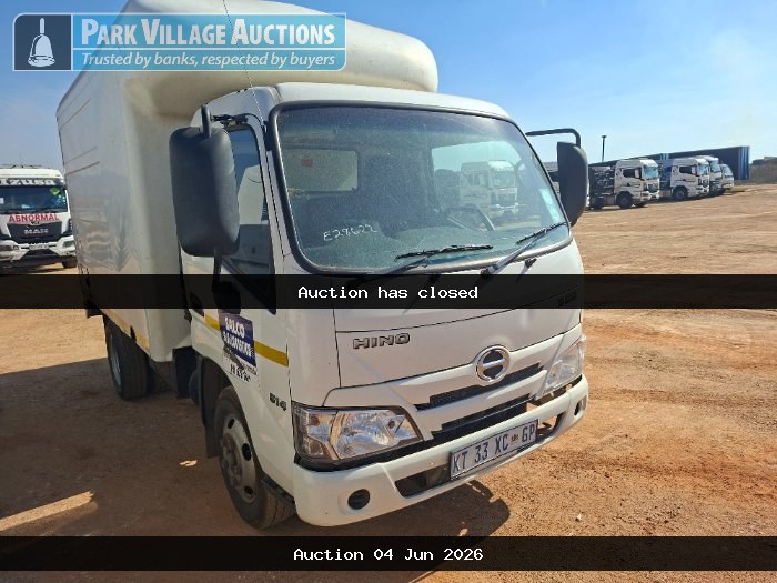 2022 HINO 300 CLOSE BODY RIGID TRUCK