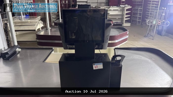 PARTNER PCH TOUCH SCREEN POINT OF SALE WITH BUILT-IN SLIP PRINTER, DATALOGIC SCANNER AND DIGITAL FRONT DISPLAY