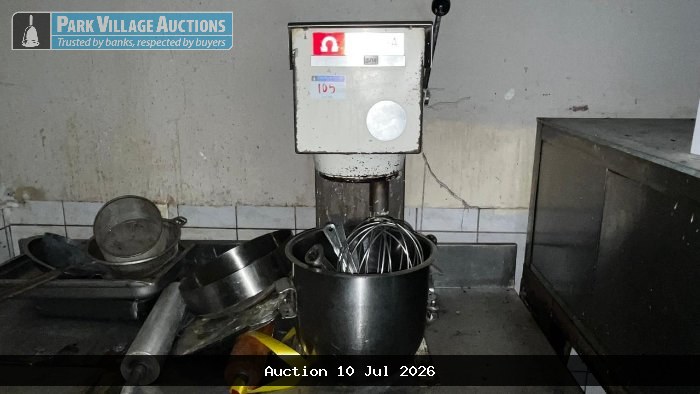 OMEGA COUNTERTOP INDUSTRIAL MIXER WITH MIXING BOWL