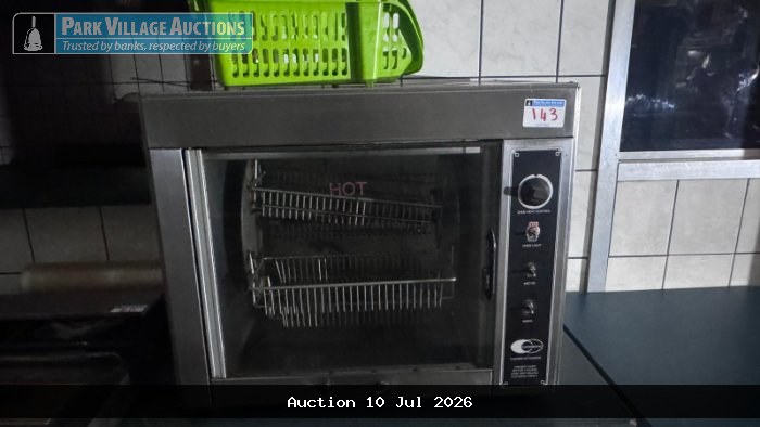 CATERMATIC COUNTERTOP 12 BIRD ROTISSERIE GRILLER UNIT