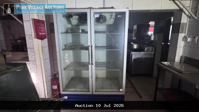 STAYCOLD DOUBLE DOOR GLASS DISPLAY FRIDGE