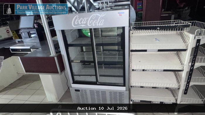 SMALL GREY COCA COLA FRIDGE