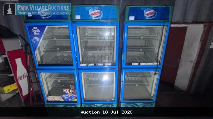 3 X NESTLE ICE CREAM FRIDGES