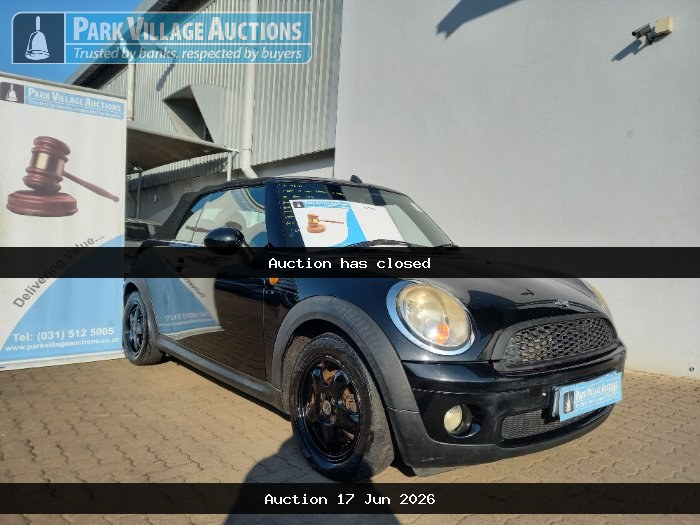 2010 MINI COOPER CONVERTIBLE 2.0 (ODO : 123181)