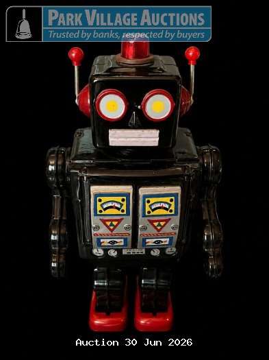 CHARMGLE RETRO TIN WALKING ROBOT