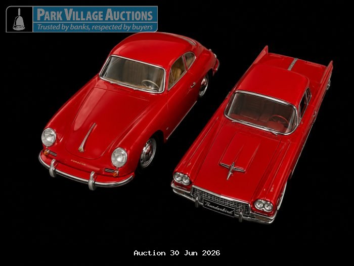 RED PORCHE & FAIRLANE 500 C2359 MODEL